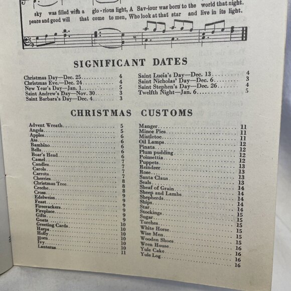 Christmas Customs and Carols Sheet Music 1944 The Rodeheaver Hall-Mack Co. Song - Picture 12 of 13